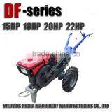 Hot Sale Rotary for df 22hp Model Walking Tractors of Sale! DONGFENG Model 15 - 22HP Walking Tractor With Rotary Tiller for Sale thumbnail-2