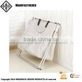 Household Essentials Folding Double Bag Laundry Hamper, Polyester Blend thumbnail-3