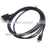 10FT 10 FT Gold 1.3 HDMI To DVI Cable For HDTV LCD Moitor 3M thumbnail-1