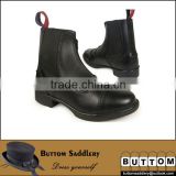 Leather riding boots,calfskin with leather nappa lined and footbed,Short leather riding boots