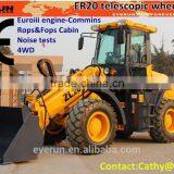 2 Ton Loading Capacity Multifunctional Compact Telescopic Loader ER2000 With Rops&Fops Cabin thumbnail-4