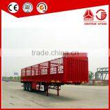 China Best-selling 3 Axle Fence Cattle Transport Truck Trailer for Sale thumbnail-1