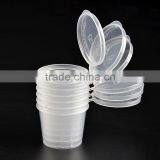 8oz Black Small Plastic Sauce Pot thumbnail-5