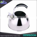 Eco-friendly Mirror Polish Whistling Stainless Steel Water Pot for Water Cooking thumbnail-2