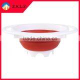 Collapsible Vegetable Fruit Silicone Colander thumbnail-3