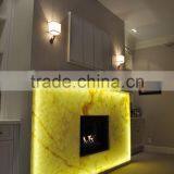 MODERN BACKLIT ONYX FIREPLACES thumbnail-6