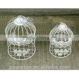POWERLON Elegant Wedding Ornaments Metal Bird Cage for Card Using thumbnail-1