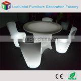Rechargeable Battery Operated Led Dining Table and Chair With Color Change thumbnail-2