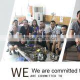 Black Fabric Modern Style High Bar Chairs With Metal Legs thumbnail-5