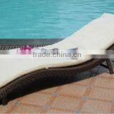PE Rattan Sun Lounger / Sunbed
