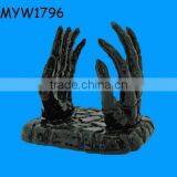 Fashion Products Black Hand Shaped Prayer Restaurant Ceramic Paper Porcelain Napkin Holder Design thumbnail-1