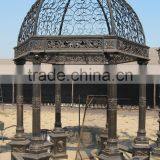 China Supplier Greenhouse Garden Cast Iron Gazebo 6 Columns and 4 Benches thumbnail-4