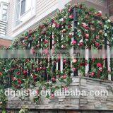 Home Fence Decorative Flower Rattan Artificial Silk Flower Vine thumbnail-3