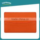 Toprank Hot Sale Simple Business Flat Wallet Card Holder Slim Card Holder Wallet Minimalist Vertical Pu Sleeve Card Holder thumbnail-2