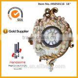 18 Inch PolyResin Clock 3d Last Supper Wall Art Hanging Decoration