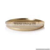 Gold Round Bulk Metal Tray thumbnail-1