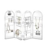 Wholesale Custom Clear Acrylic Hanging Jewelry Organizer