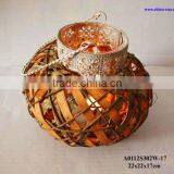 Hanging Birch Candle Lanterns thumbnail-1