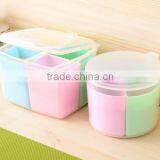 Wholesale 4 Cases Plastic Spice Bottles Wholesale Seasoning Bottle Spice Box With Spoon thumbnail-4