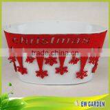 Exquisite Unique Flannelette and Metal Balcony Flower Pot thumbnail-3