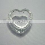 Acrylic crystal heart shape candle holders for Valentine's Day decoration