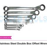 Best-selling Non-magnetic 304 Stainless Steel Double Ring Offset Wrench thumbnail-1