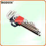 D3007 9pcs ball head Hex key wrench set-long handle