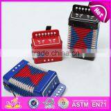 Hot Selling Children Toy Wooden Musical Accordion Instrument W07K006A thumbnail-6