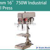 750W 16" Industrial Bench Drill Press 3-16mm Chuck 5 Speed BM20164 thumbnail-1