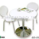 Durable Round Glass Coffee Table, Office Tempered Glass Convenient Table thumbnail-2