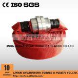 Red Color Fire Hose C/w With Aluminum Martial Couplings STORZ COUPLINGS thumbnail-1