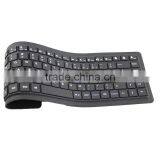 Environmental Silicon Material Colorful Waterproof Folded 88 Keys Wireless Bluetooth Keyboard thumbnail-2
