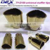 High Quality Auto Parts Universalmuffler Exhaust Tip thumbnail-1