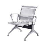 Public Place Cheap Stainless Steel 3-Seater Waiting Chair thumbnail-2