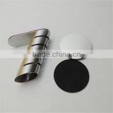 6pcs Set Brushed Stainless Steel Smooth Pratique Metal Wine Coaster thumbnail-3