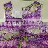 Yiwu Stocks Lots Girl's Colorful Fashion Printed Dress thumbnail-5
