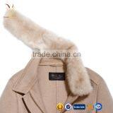 Korea Style Woolen Winter Coat,Women Winter Long Coat With Fur Collar thumbnail-5