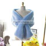 Autumn and Winter Women's Ultra Long Fox Faux Fur Collar Muffler Scarf Fur Scarf Raccoon Fur Cap Super Big Cape Shawl thumbnail-5