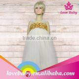 LBE4091237 Pure White Maxi Kids Ruffle Fancy Dress Girl's Skirts thumbnail-1