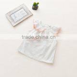 S33569W 2017 Fashion Baby Girls Clothing Cute White Lace Floral Ruffle Shirts thumbnail-3