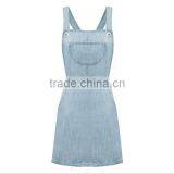 EY0562A 2015 New Style Women Condole Belt Big Pocket Cowboy Dress thumbnail-2