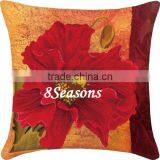 High Sales Wholesal Chinese Needlework Multicolor Flower Pattern Square Throw Pillow Cotton Cross Stitch thumbnail-1