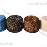 Africa Muslim Embroidered Wool Cap / Muslim Wool Cap / Embroidered Cap / Africa Wool Cap / Wool Cap