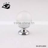 30MM White Round Crystal Ball Door Handle thumbnail-1
