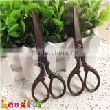 Vintage Special Engraved Lace Fabric Wool Bronze Scissors thumbnail-1