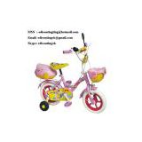 pink kid  bicycle
