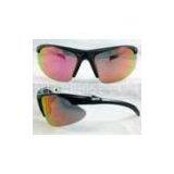 Bicolor Slim Temple Sport Sunglass Eyewear With PC/Polarized Lenses thumbnail-1