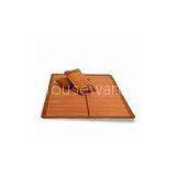 Three-piece Straw Mat, Made of Bamboo, Various Designs and Sizes are Available