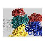 Translucent , Red Silicone Rubber Washers For Automobile / Air Valve Seals