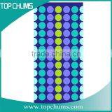 Personalised Custom Printed Beach Towel With Individual Pouch,skull Beach Towel,luxury Stripe Cabana Beach Towel thumbnail-1